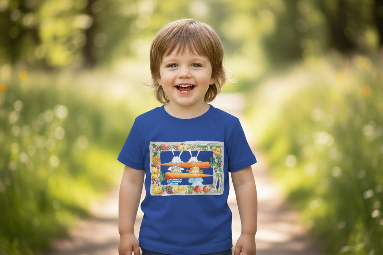 1280 Børne Tee med Grøntsager