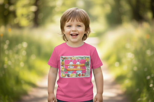 1280 Børne Tee med Grøntsager