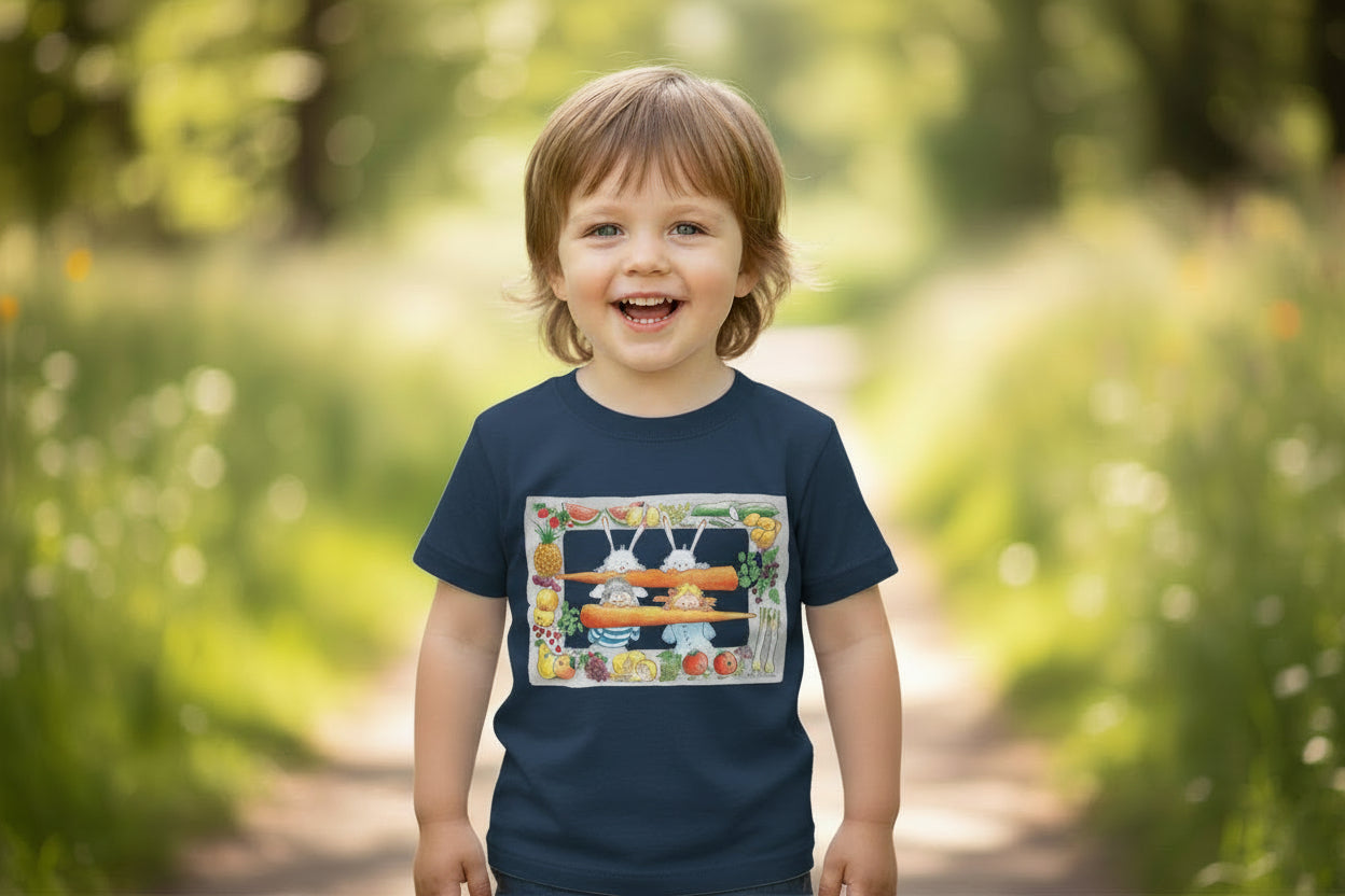 1280 Børne Tee med Grøntsager